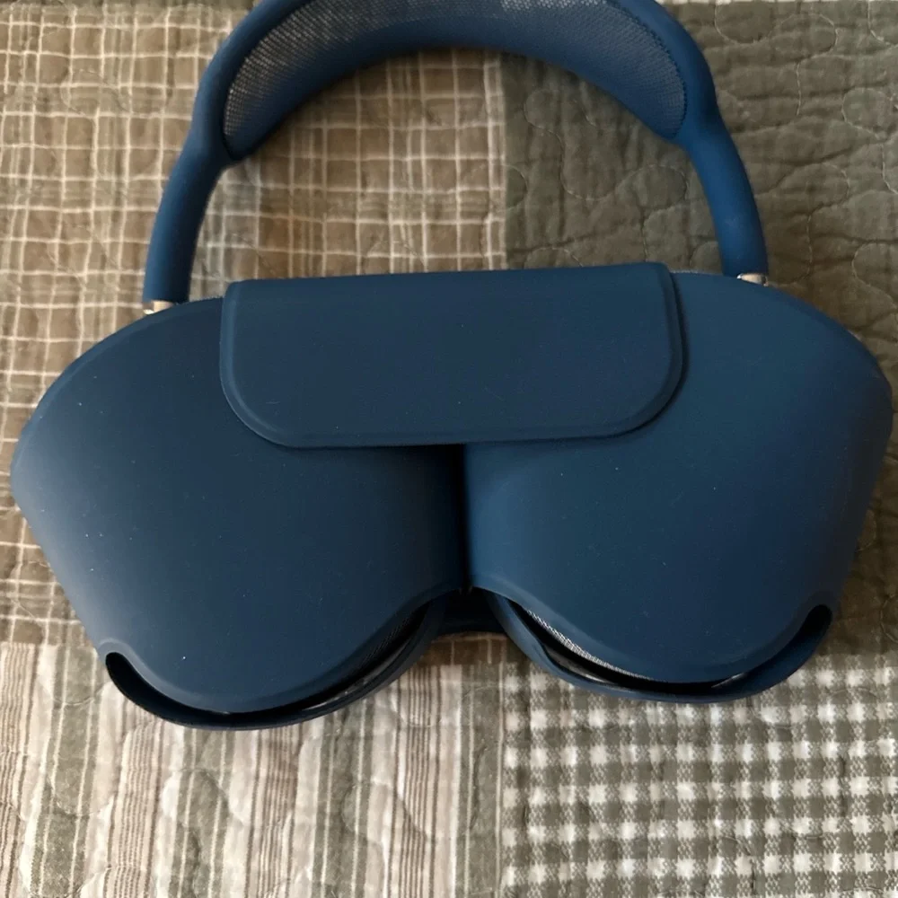 Blue apple air pods
